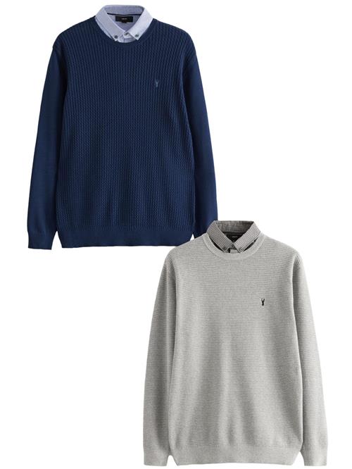 Next Pullover  mørkeblå / grå