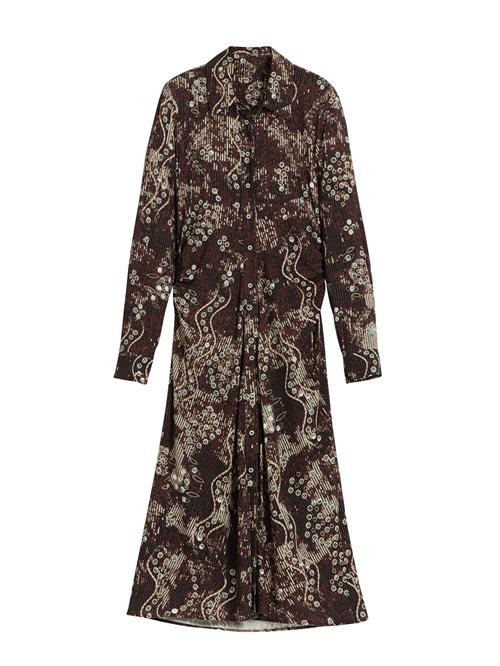 Desigual Blusekjole  creme / mørkebrun / jade