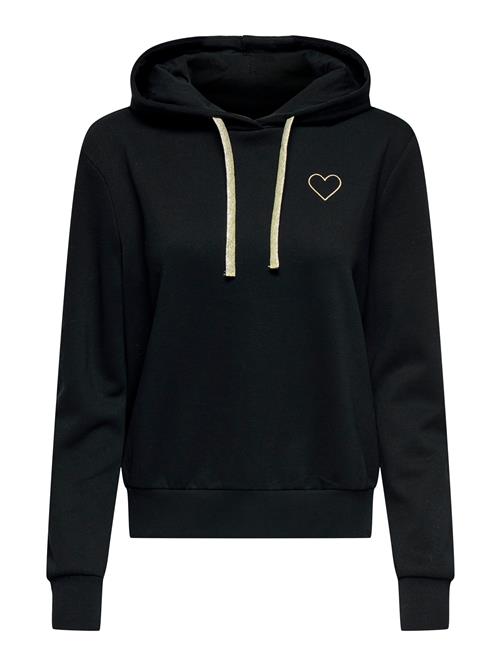 ONLY Sweatshirt 'ONLNoli'  gylden gul / sort