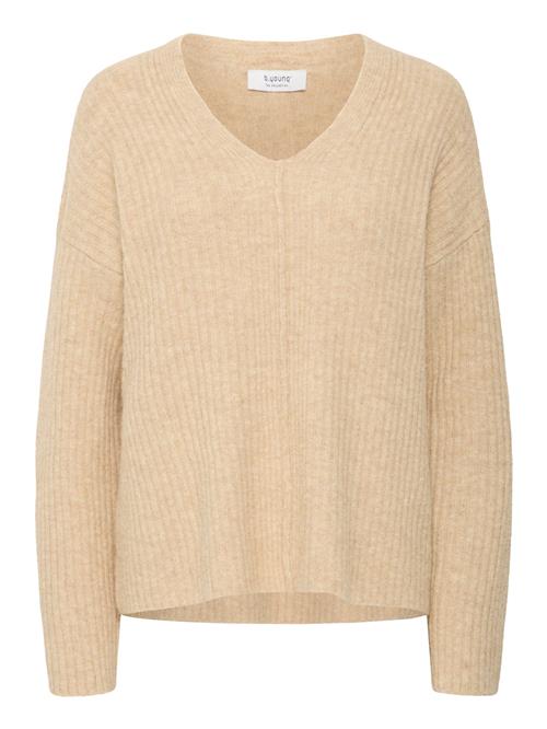 b.young Pullover 'Omea'  lysebrun