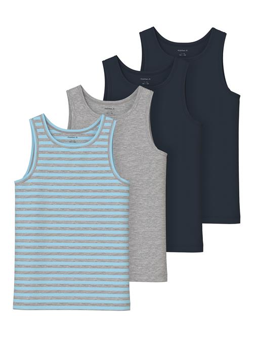 NAME IT Undertrøje  natblå / himmelblå / grå-meleret