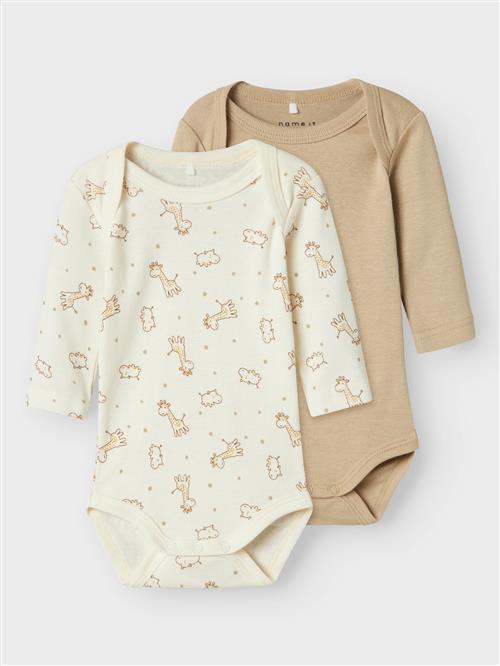 NAME IT Sparkedragt/Body  creme / mørkebeige