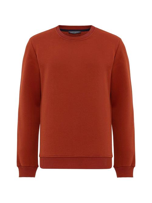 Jacey Quinn Sweatshirt 'Edrian'  grå / orangerød