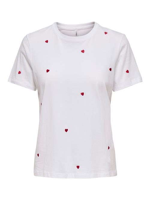 ONLY Shirts 'ONLKetty'  rød / hvid