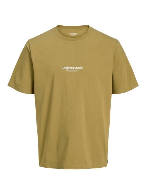 JACK & JONES Bluser & t-shirts 'JORVesterbro'  khaki / hvid