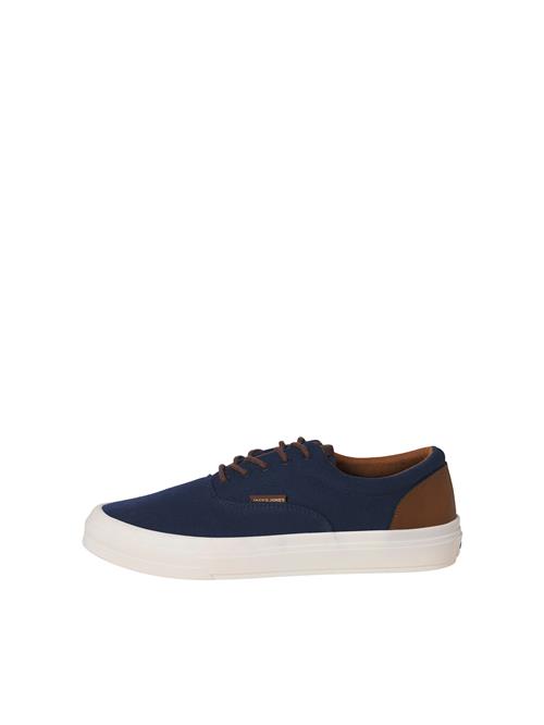JACK & JONES Sneaker low 'WISLINGTON'  navy / brun