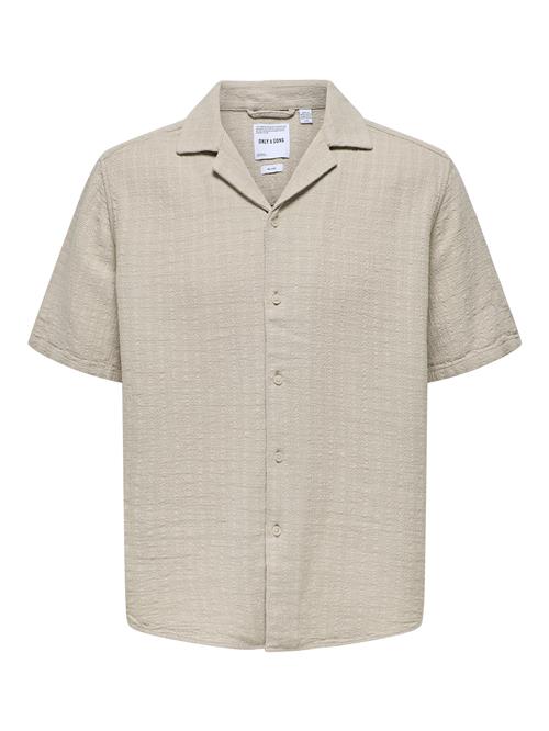 Only & Sons Skjorte 'ONSLatham'  taupe