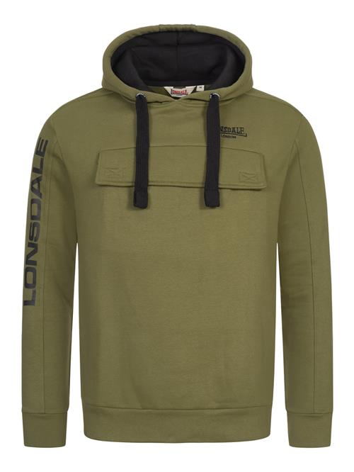 LONSDALE Sweatshirt 'Rushen'  oliven / sort