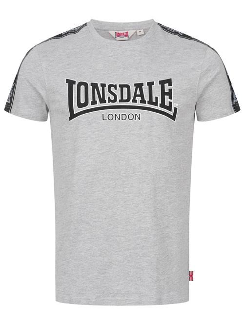 LONSDALE Bluser & t-shirts 'Vementry'  grå-meleret / sort / hvid