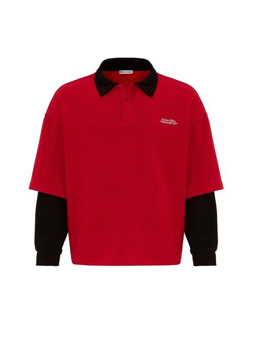 Dandalo Sweatshirt  rød / sort / hvid