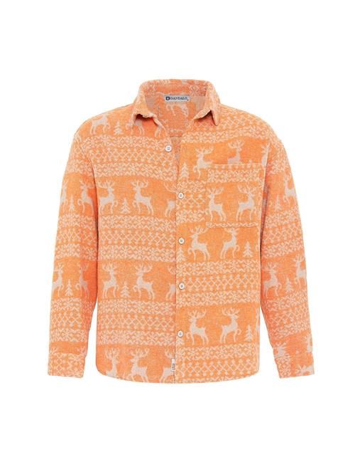 Dandalo Skjorte  lysebeige / orange