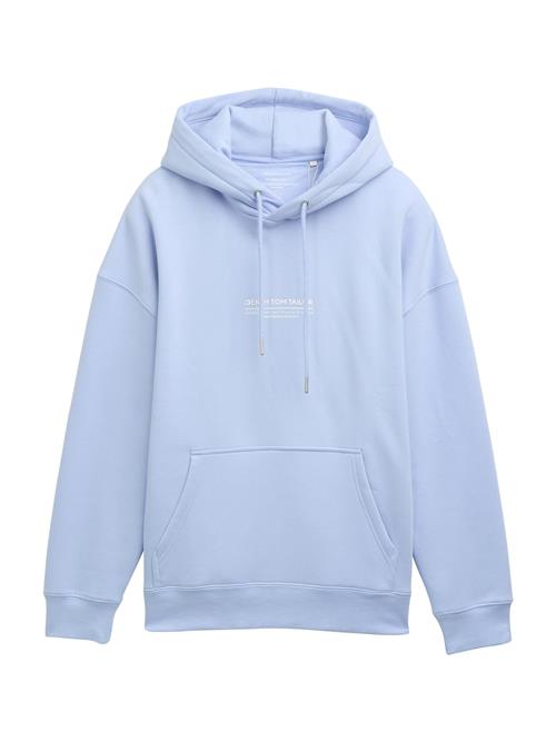 TOM TAILOR DENIM Sweatshirt  lyseblå / hvid