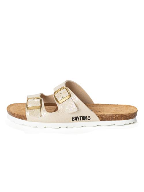 Bayton Pantoletter 'Astrakan'  beige / guld / sort