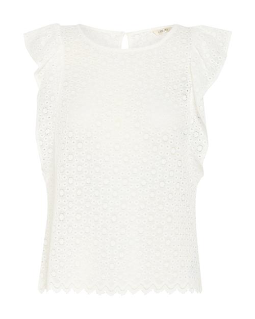 Cream Bluse 'CRYsa'  hvid