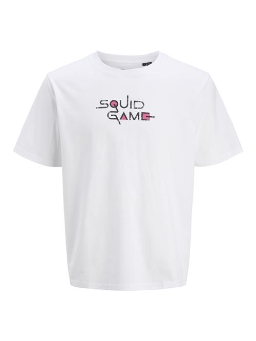 JACK & JONES Bluser & t-shirts 'JJSquidgame'  pink / sort / hvid