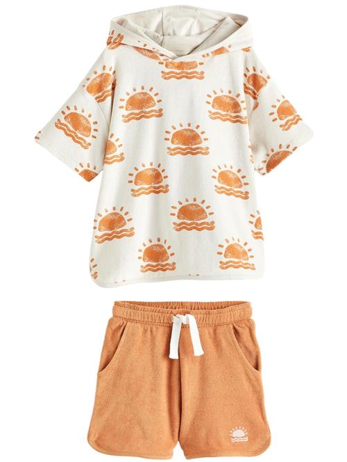 Next Sæt  orange / hvid