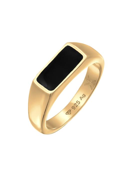 KUZZOI Ring  guld / sort