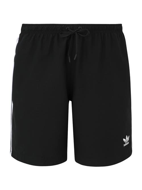 ADIDAS ORIGINALS Badeshorts 'Adicolor'  sort / hvid