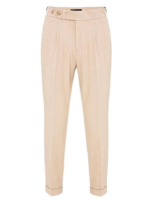 Antioch Bukser med lægfolder  sand