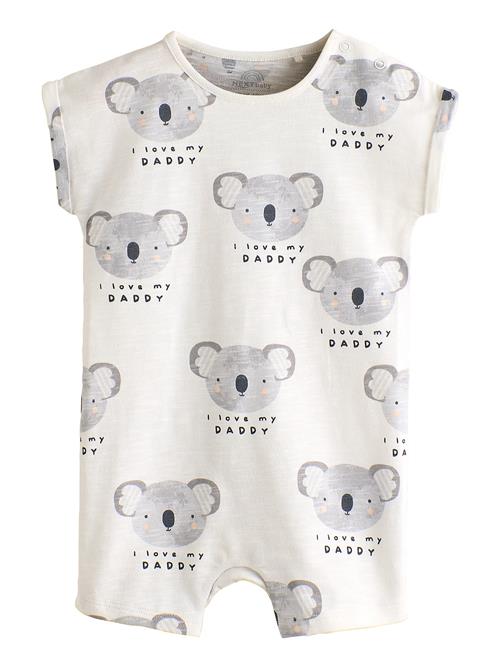 Next Sparkedragt/Body  ecru / grå / sort