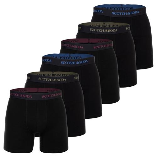SCOTCH & SODA Boksershorts  blå / mørkerød / sort