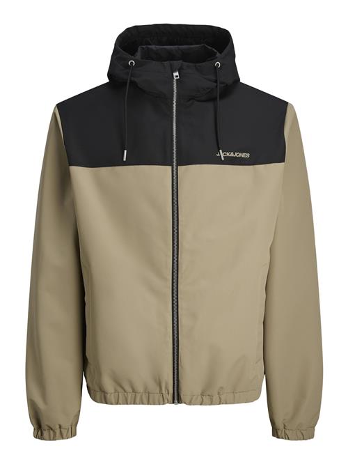 JACK & JONES Overgangsjakke 'JJELegacy'  khaki / sort