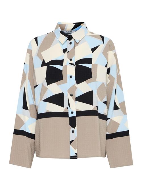 b.young Bluse 'BYFavia'  beige / sort / hvid