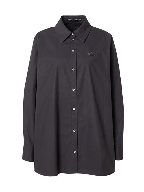 Karl Lagerfeld Bluse  sort