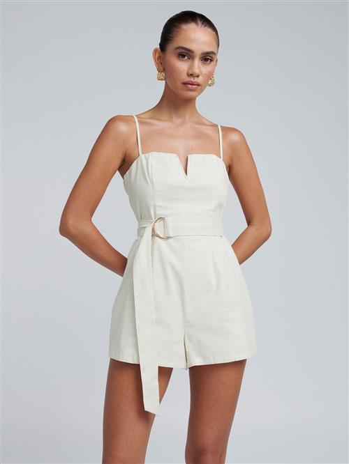 BWLDR Jumpsuit 'FI COTTON PLAYSUIT'  offwhite