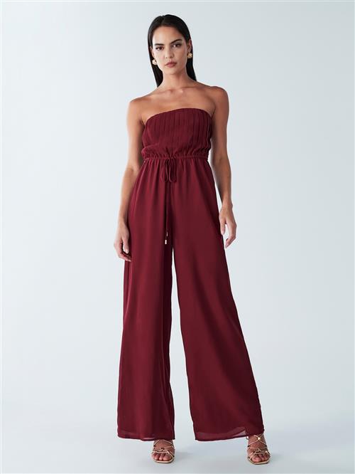 BWLDR Jumpsuit 'Alias'  mørkerød