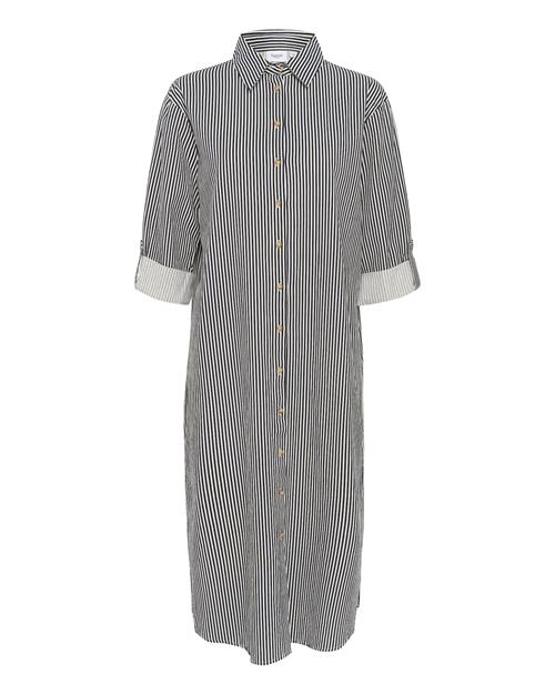 SAINT TROPEZ Blusekjole 'Zalinda'  natblå / hvid