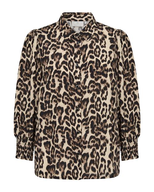 Kaffe Bluse 'Pedra'  beige / brun / sort