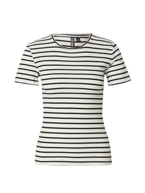 PIECES Shirts 'PCRuka'  sort / hvid