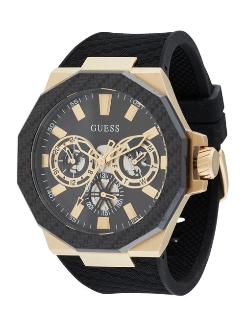 GUESS Analogt ur 'Indy'  guld / sort