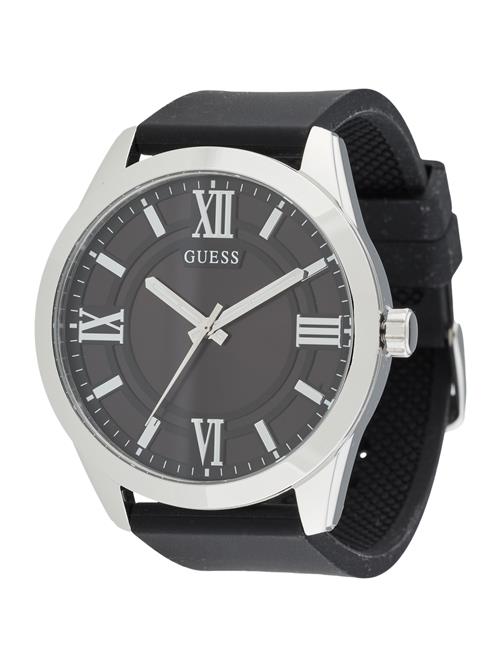 GUESS Analogt ur 'ELLIOT'  sort / sølv