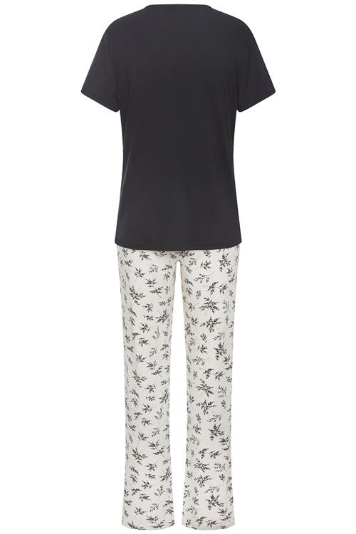 VIVANCE Pyjamas 'Dreams'  sort / hvid