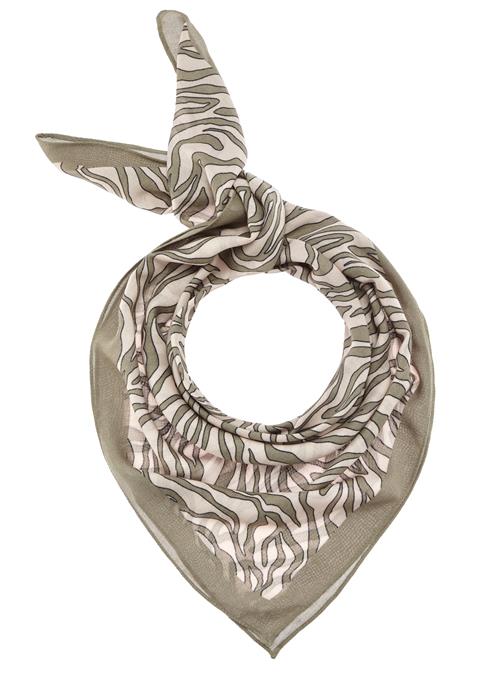 LASCANA Tørklæde  beige / oliven