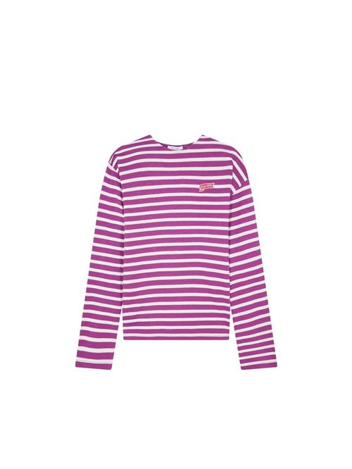 Scalpers Shirts  mørkelilla / hvid