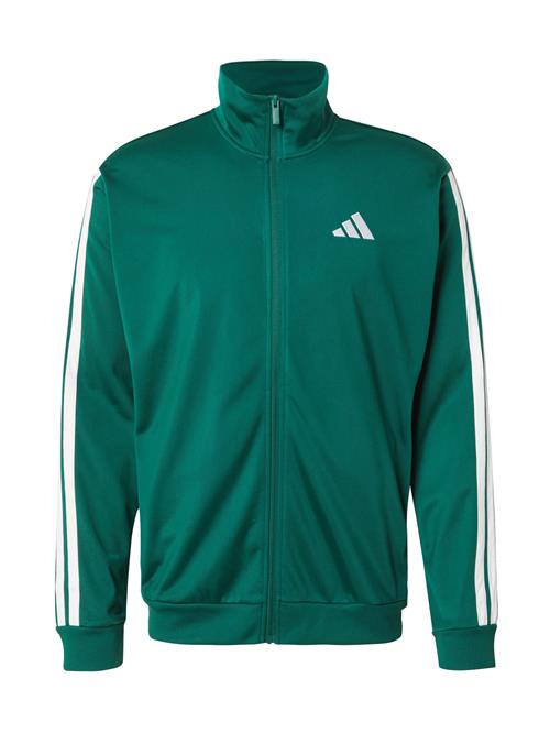 ADIDAS SPORTSWEAR Træningsjakke  smaragd / hvid