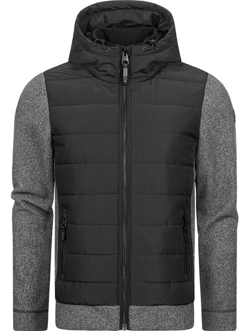 Ragwear Overgangsjakke 'Doryan'  grå-meleret / sort