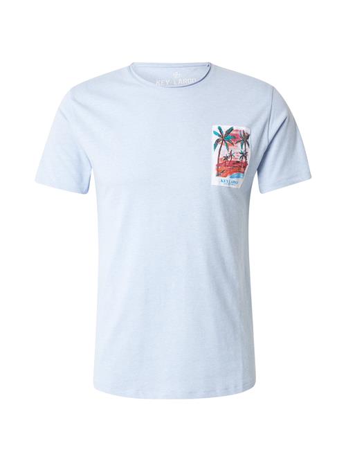 Key Largo Bluser & t-shirts 'Vibes'  lyseblå / mørkegrøn / rød
