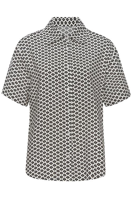 LASCANA Soveskorte  sort / hvid