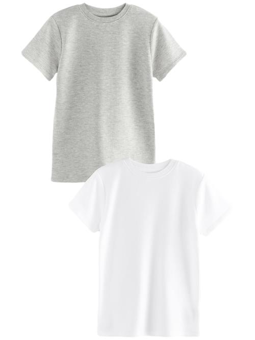 Next Undertrøje  grå-meleret / hvid