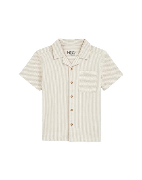 WE Fashion Skjorte  beige / hvid