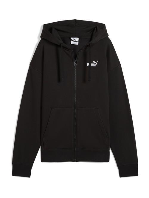 PUMA Sportssweatjakke 'Ess No. 1'  sort / hvid