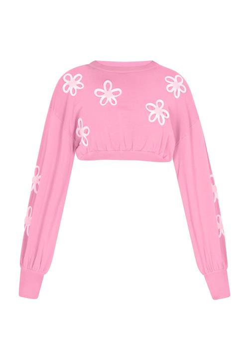 MYMO Pullover 'Back To School'  lyserød / hvid