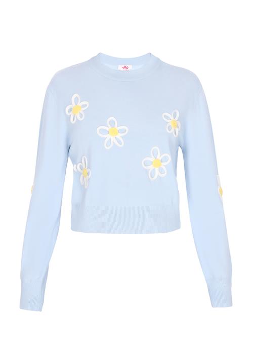 MYMO Pullover  lyseblå / gul / hvid