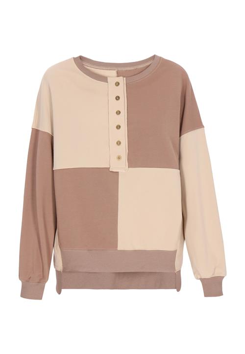 MYMO Sweatshirt 'Back To School'  beige / camel