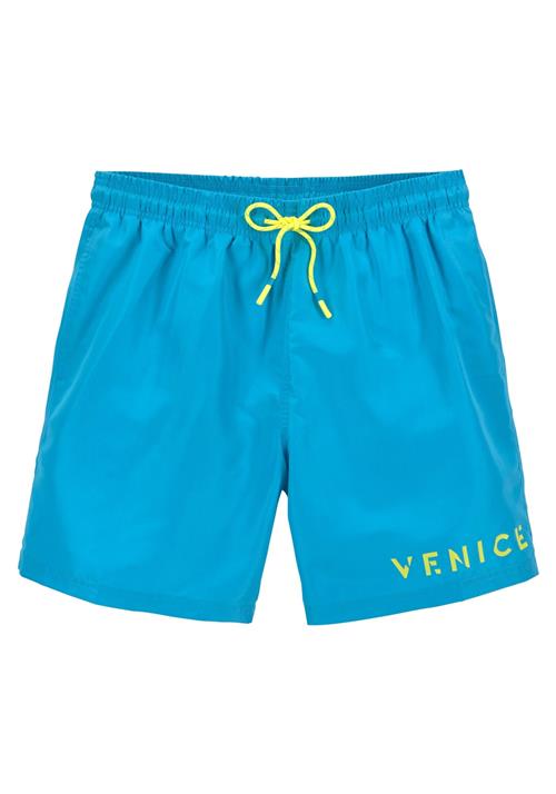 VENICE BEACH Badeshorts  himmelblå / neongul