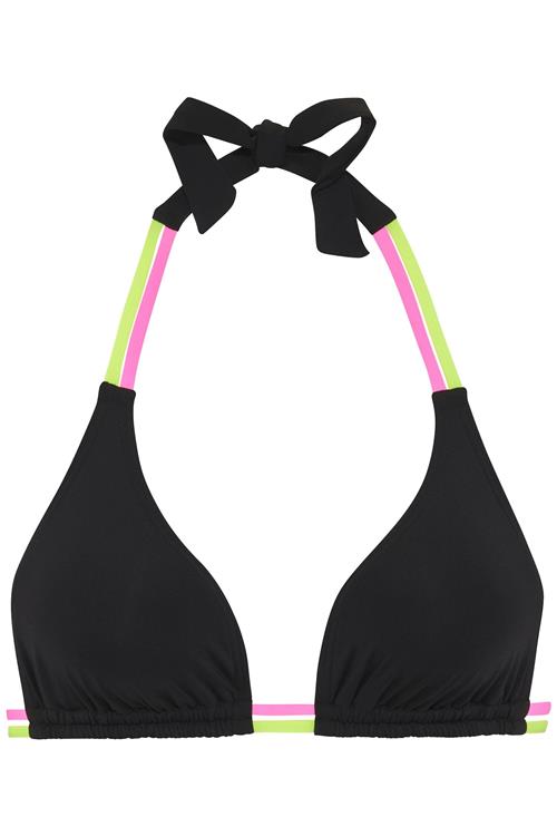 BUFFALO Bikinioverdel  neongul / neonpink / sort
